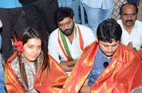 Srinivasa Kalyanam Movie Team Visits Dwaraka Tirumala